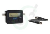 Smart Q000109 SF-9501 Satelliet Satfinder Satfinder VU-meter geluidsindicator+kabel geschikt voor o.a. Satellietzoeker