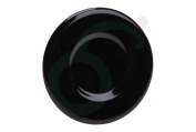 Whirlpool 257557, C00257557 Fornuis Branderdeksel Zwart 69mm normaal geschikt voor o.a. K3G66, K3G21S, K3G55