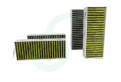 Siemens 17007505 Dampkap Filter Carbonfilter, 4 stuks geschikt voor o.a. ED707FQ25E, ED807FQ25E, EX877LX67E