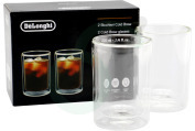 DeLonghi Koffie apparaat AS00004171 DLSC324 Dubbelwandige Glazen Cold Brew geschikt voor o.a. 220ml