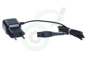 Philips 422203621751  Adapter Laadsnoer geschikt voor o.a. QP2530, QP2531, S1300, S1310, S1520