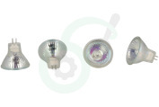 Novy 7401030 Afzuiger Lamp 20 Watt GU4 12V, Set van 4 geschikt voor o.a. D810, D821, D7401 Flat'Line