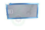 Faber 133.0377.820 Zuigkap Filter Vetfilter, Metaal, 124x254 geschikt voor o.a. Cocktail BK A80 EV8/2, WH A80 EV8/2