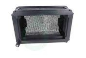 Faber 133.0582.490  Filter Kookplaat, Zwart, met Klep geschikt voor o.a. Galileo BK Glass A830