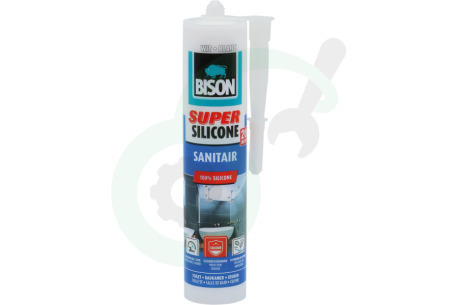 Bison  6302411 Super Silicone Sanitair
