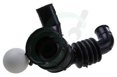 Whirlpool Wasmachine C00607224 Slang kuip filter Met kogel -5 ribbels-
