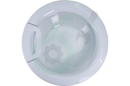 Whirlpool Wasdroger C00507930 C00770023 Vuldeur Glas, Wit