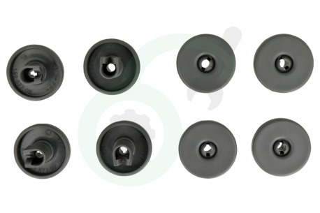 Zanker Vaatwasser 356475 88019377 Wiel Van onderkorf, 8 stuks