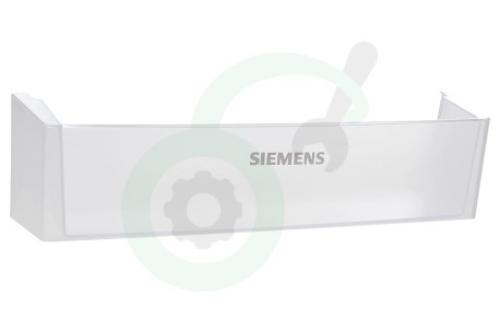 Siemens Koelkast 448223, 00448223 Flessenrek Transparant 455x115x100mm