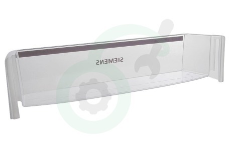 Siemens Koelkast 665457, 00665457 Flessenrek Transparant 493x120x100mm