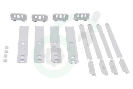 Ikea Koelkast 481231019131 Set deurgeleiders, wit
