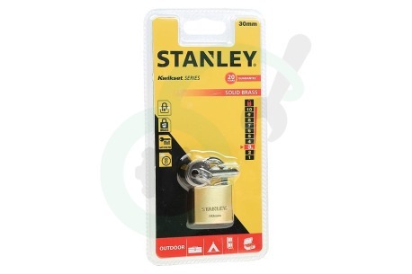 Stanley  S742030 S742-030 Stanley Hangslot Solid Brass 30mm