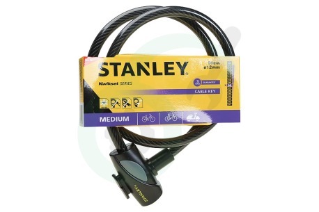 Stanley  S755203 S755-203 Stanley Fietskabel sleutelslot 90cm 12mm doorsnee