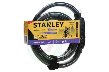 Stanley  S741161 S741-161 Stanley Fietskabel sleutelslot 120cm