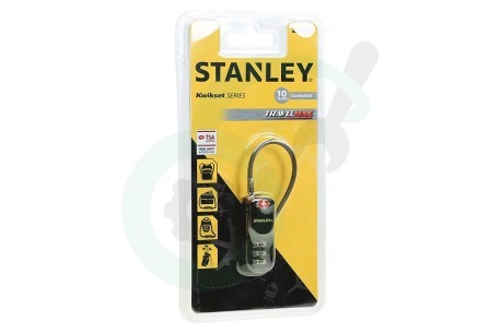 Stanley  S742060 S742-060 Stanley Hangslot 3 cijferig met stalen kabel