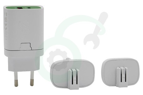 GP  GPWC20WPWHUSB174 20WPD USB-C WPD 20W Charger 3100mA, 20W
