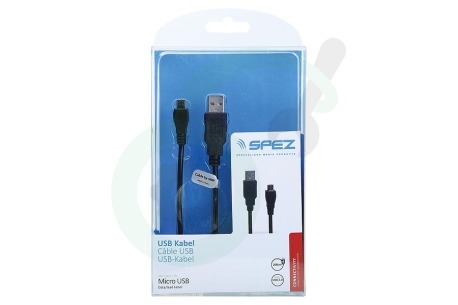 Universeel  23038 Micro USB Kabel 200cm Zwart