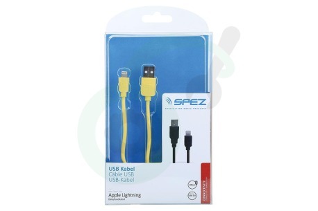 Spez  20091377 USB Kabel Apple Lightning 100cm Geel