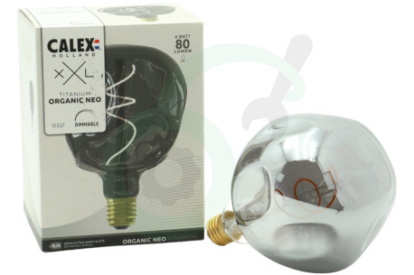 Calex  2101004200 XXL Organic Neo Titanium Ledlamp 4W 1800K Dimbaar