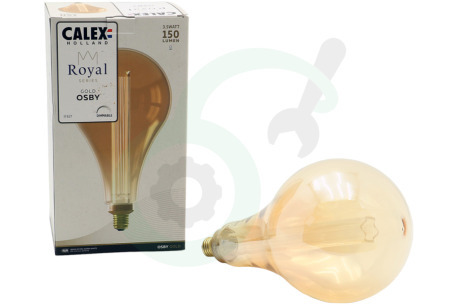 Calex  2101003600 Royal Osby Ledlamp Goud E27 3,5W Dimbaar