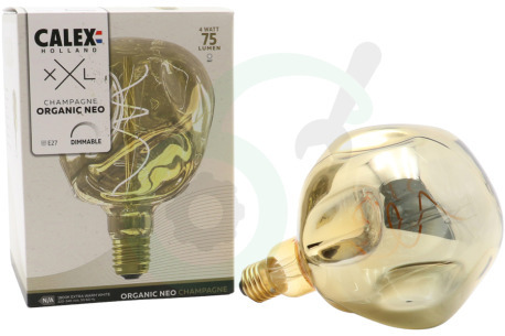 Calex  2101004400 XXL Organic Neo Champagne Ledlamp 4W 1800K Dimbaar