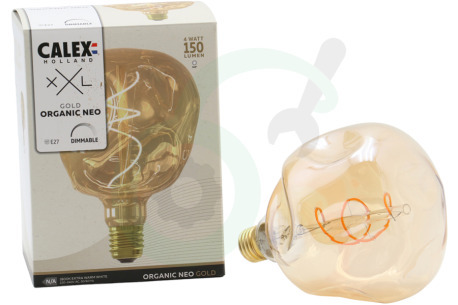 Calex  2101004100 XXL Organic Neo Gold Ledlamp 4W 1800K Dimbaar