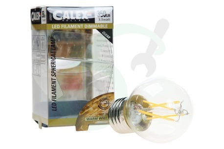 Calex  474483 Calex LED volglas Filament Kogellamp Helder 3,5W 350lm