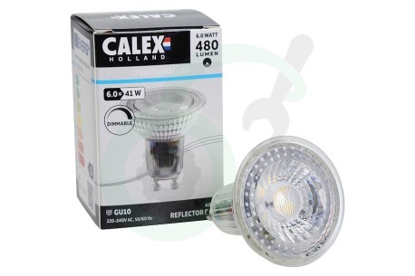 Calex  1301000700 Calex COB LED lamp GU10 240V 6W 4000K Dimbaar