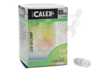 Calex  473830 Calex LED G4 12V 2-led 1,5W 80lm 3000K