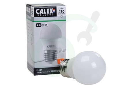 Calex  1301000901 LED Kogellamp 240V 4,9W 470lm E27 P45, 2700K