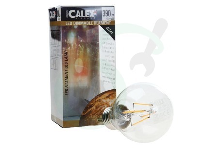 Calex  474500 Calex LED volglas Filament Standaardlamp 240V 4W 400lm