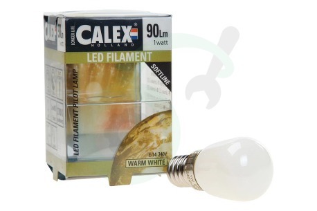 Calex  424996 Calex LED Volglas Filament Schakelbordlamp 1W 90lm E14