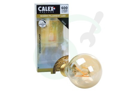 Calex  474517 Calex LED volglas Filament Standaardlamp 6,5W E27