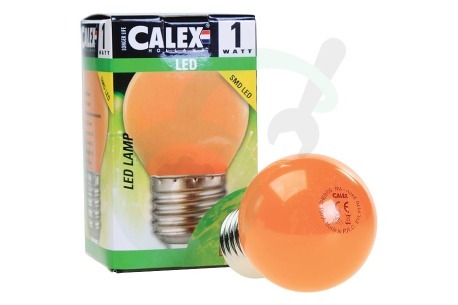 Calex  473429 Calex LED Kleurlamp Oranje 240V 1W E27