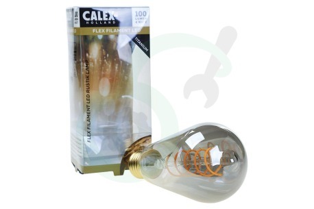 Calex  425753 425753.1 Calex LED Volglas Flex Filament 4W E27 Titanium ST64