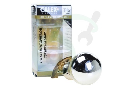 Calex  425127 Calex LED Filament Kopspiegel 4W E27 P45 Dimbaar