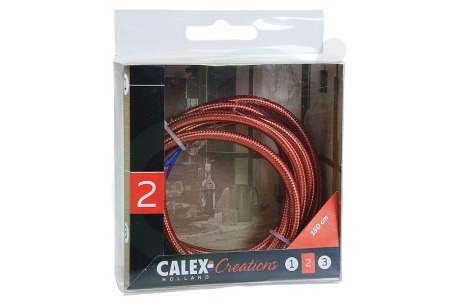 Calex  940224 Calex Textiel Omwikkelde Kabel Metallic Bruin 1,5m
