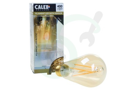 Calex  421700 Calex LED Volglas Langfilament Rustieklamp ST64