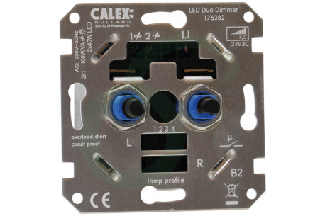 Calex  176382 Calex Duo RC Inbouwdimmer 230V