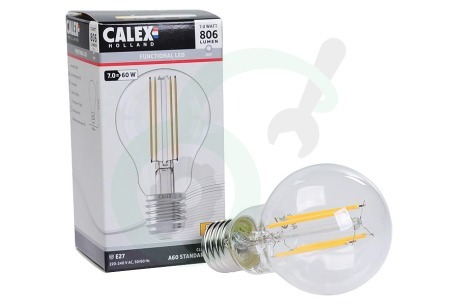 Calex  1101001301 LED Volglas Filament Standaardlamp 7W 806lm E27