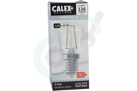 Calex  1101000400 LED Volglas Filament Schakelbordlamp 1,5W 136lm E14