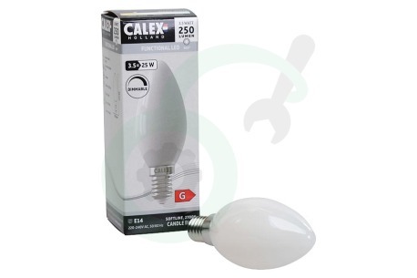Calex  1101005400 LED Volglas Filament Softline Kaarslamp 3,5W E14