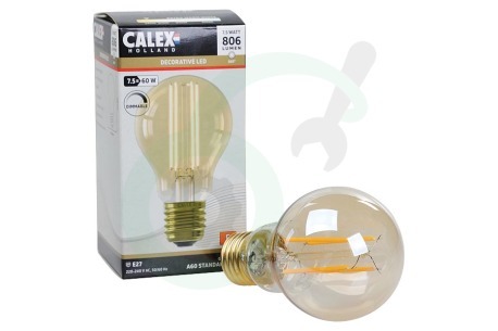 Calex  1101007300 LED volglas Filament Standaardlamp 7,5W E27