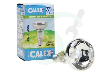 Calex  508308 Calex Spaar Halogeen Reflectorlamp 230V 28W E14 R50
