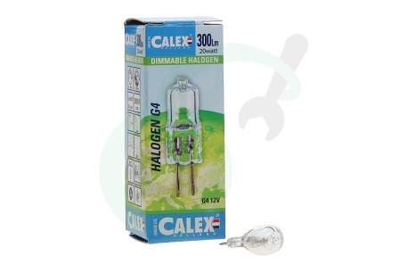 Calex  518016 G4 20W 12V 300lm Calex Halogeenlamp Helder