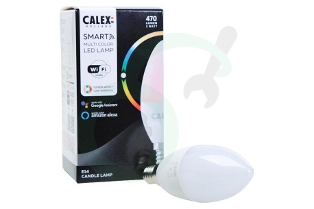 Calex  429008 Smart LED Kaars lamp E14 SMD RGB Dimbaar 4,9W
