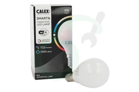 Calex  429110 Smart LED Kogellamp E14 5W RGB Dimbaar 4,9W