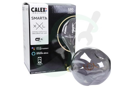Calex  429162 Smart XXL Organic EVO Titanium 6W 120LM 2100K