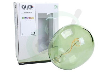 Calex  426202 Colors Avesta Quartz Emerald Green LED lamp 4W Dimbaar