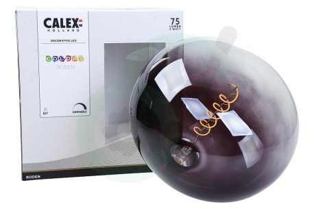 Calex  426226 Colors Boden Moonstone Black LED lamp 4W Dimbaar